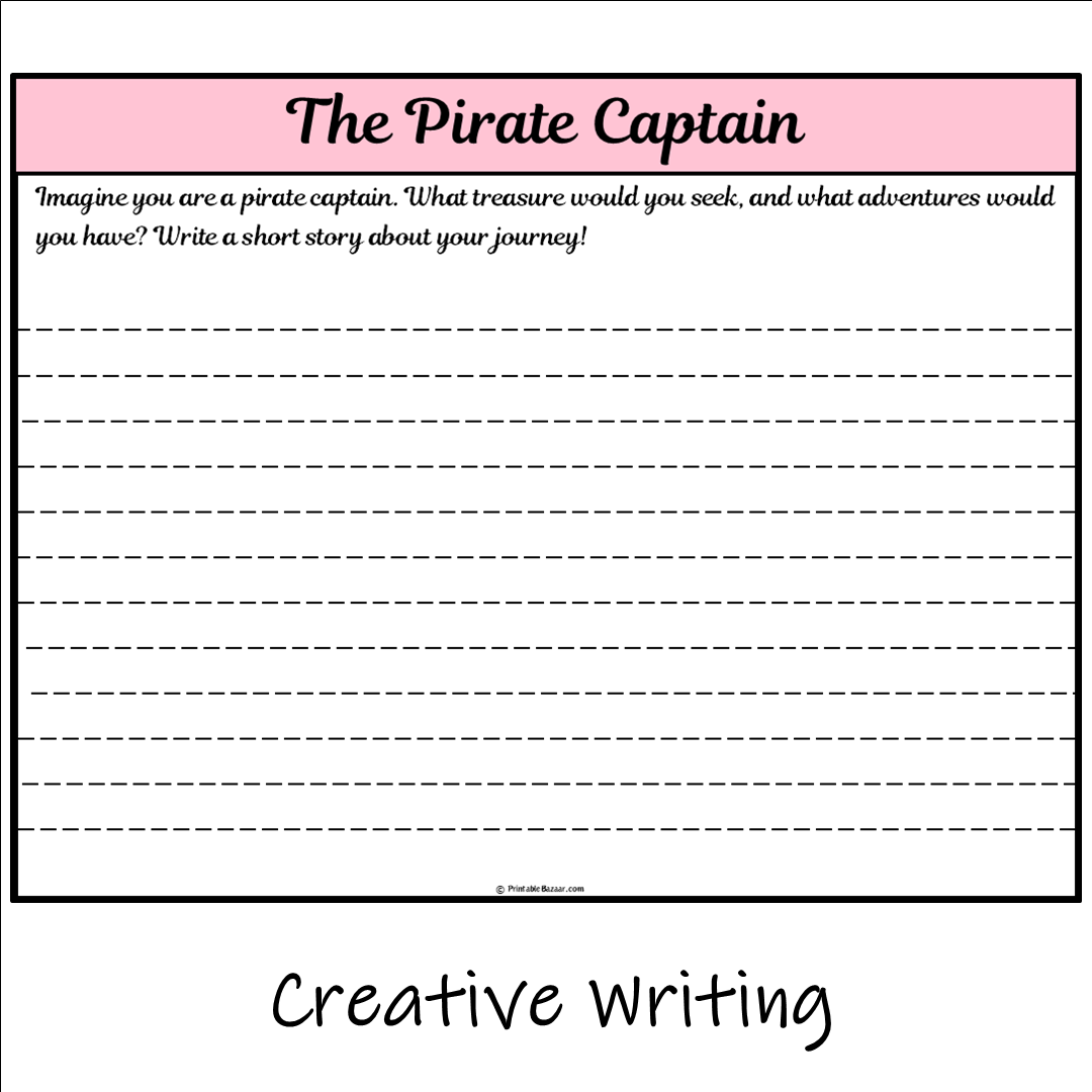 The Pirate Captain | Main Idea and Supporting Details Reading Passage and Questions