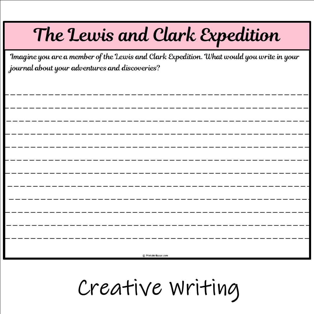 The Lewis and Clark Expedition | Main Idea and Supporting Details Reading Passage and Questions