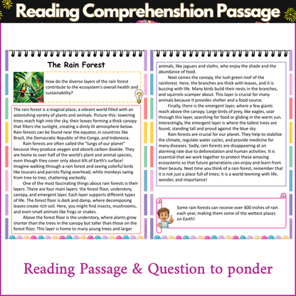 The Rain Forest | Reading Comprehension Passage and Questions