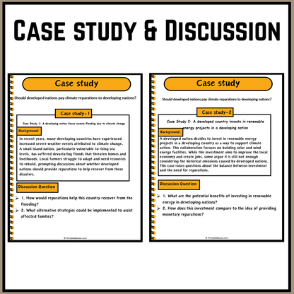 Should developed nations pay climate reparations to developing nations? | Debate Case Study Worksheet