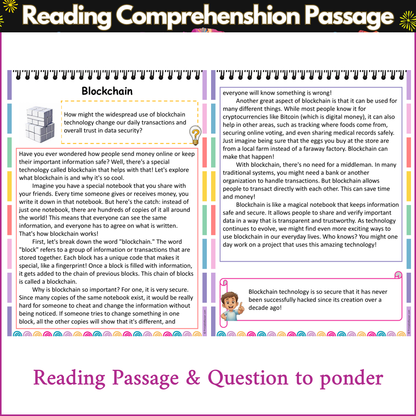 Blockchain | Reading Comprehension Passage and Questions