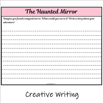 The Haunted Mirror | Main Idea and Supporting Details Reading Passage and Questions