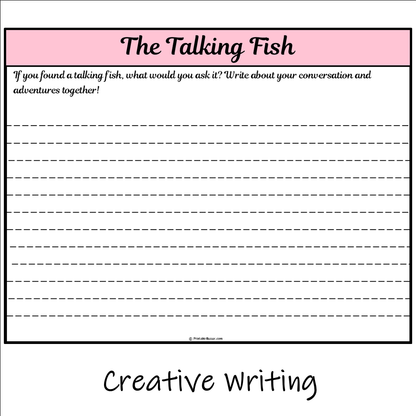 The Talking Fish | Main Idea and Supporting Details Reading Passage and Questions