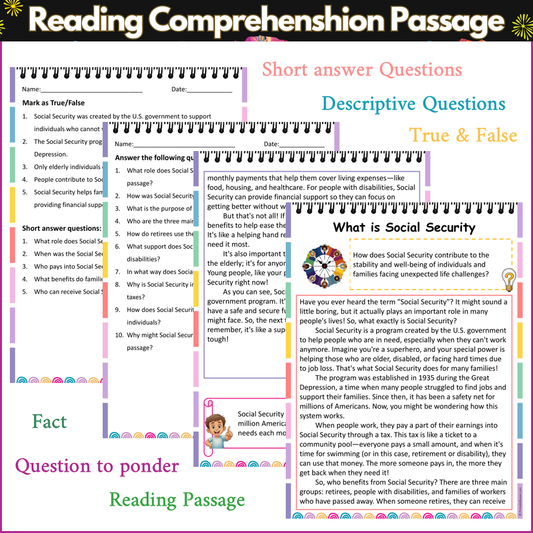 What is Social Security | Reading Comprehension Passage and Questions