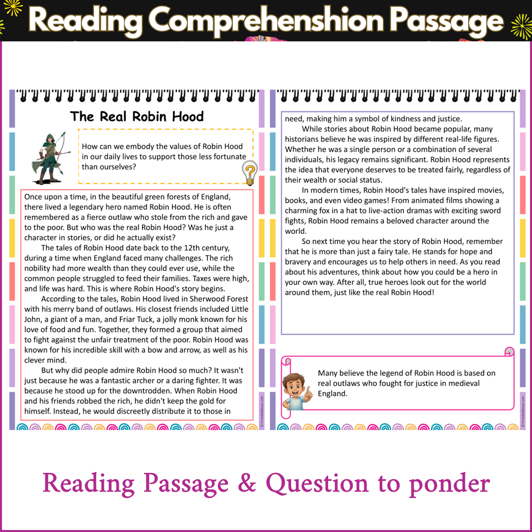 The Real Robin Hood | Reading Comprehension Passage and Questions