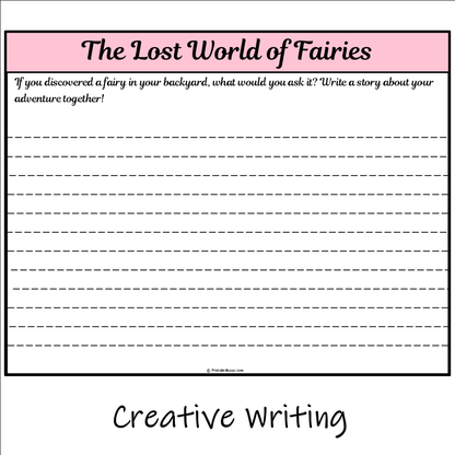 The Lost World of Fairies | Main Idea and Supporting Details Reading Passage and Questions