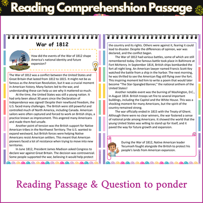 War of 1812 | Reading Comprehension Passage and Questions