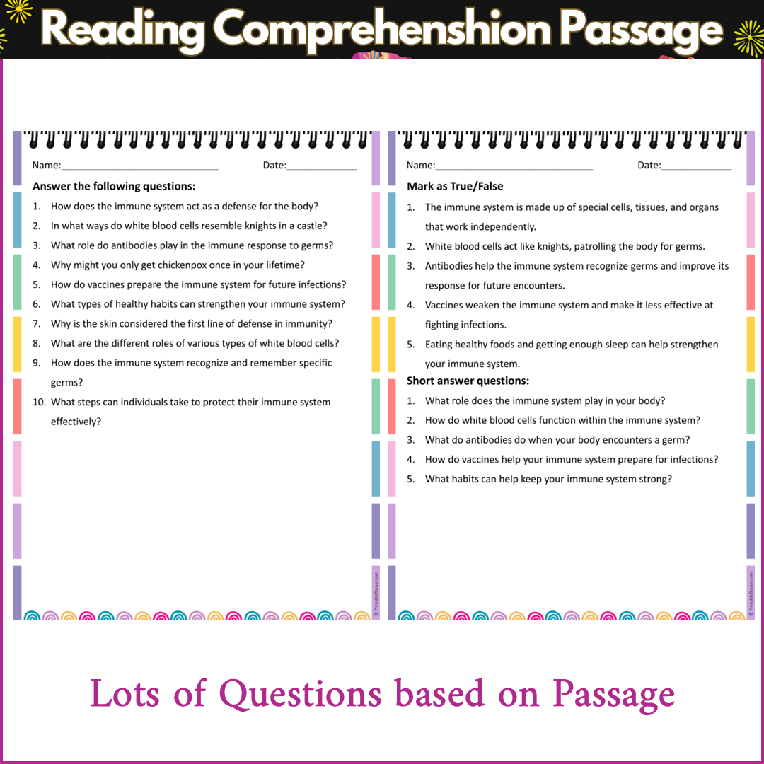 The Immune System | Reading Comprehension Passage and Questions