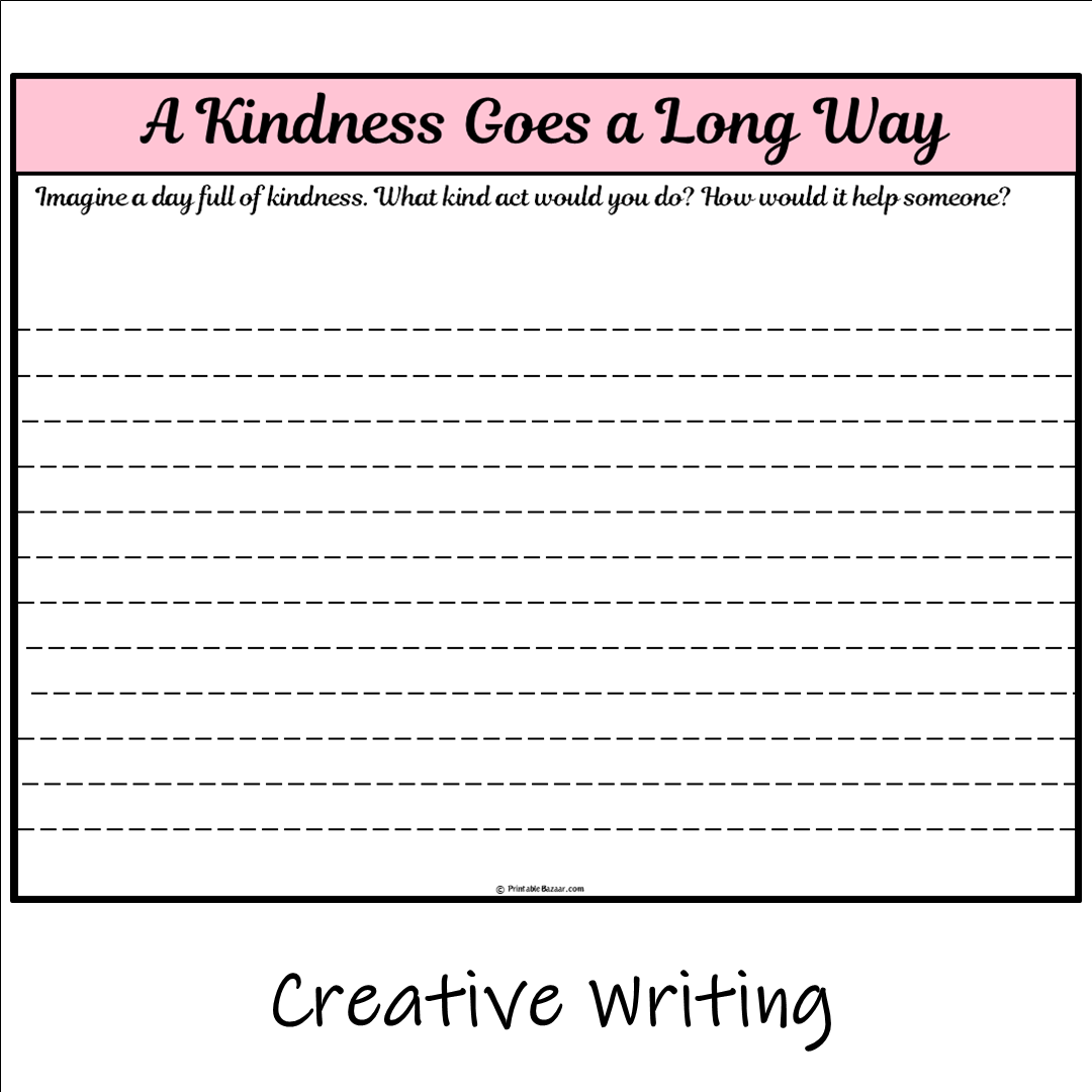 A Kindness Goes a Long Way | Main Idea and Supporting Details Reading Passage and Questions