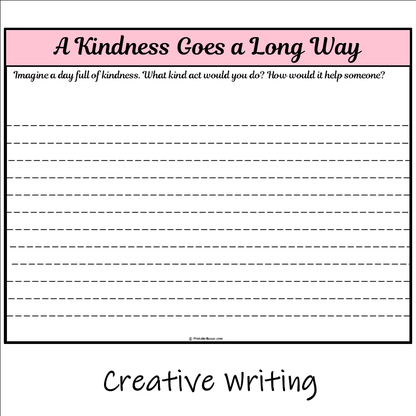 A Kindness Goes a Long Way | Main Idea and Supporting Details Reading Passage and Questions