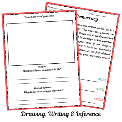 Democracy | Short Reading Comprehension Creative Worksheet