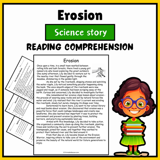 Erosion | Science Story Reading Comprehension Activity