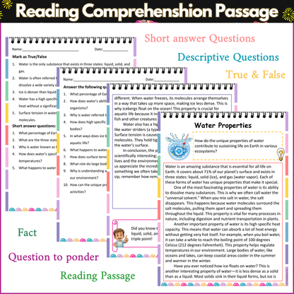 Water Properties | Reading Comprehension Passage and Questions