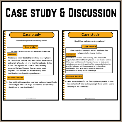 Should food replicators be in every home? | Debate Case Study Worksheet