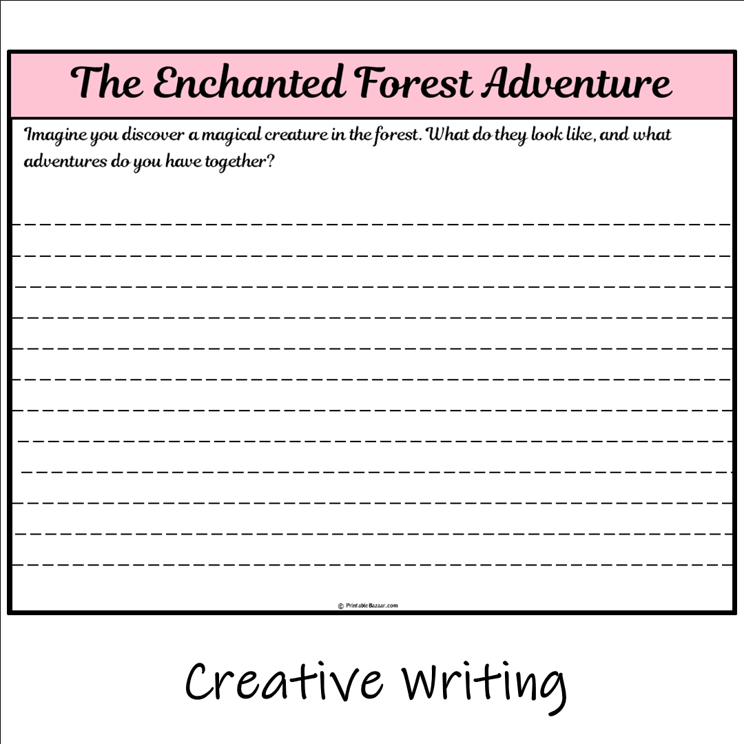 The Enchanted Forest Adventure | Main Idea and Supporting Details Reading Passage and Questions