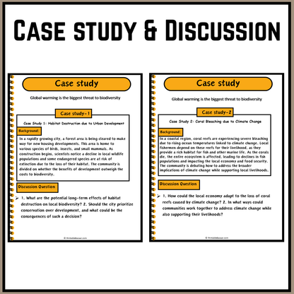 Global warming is the biggest threat to biodiversity | Debate Case Study Worksheet