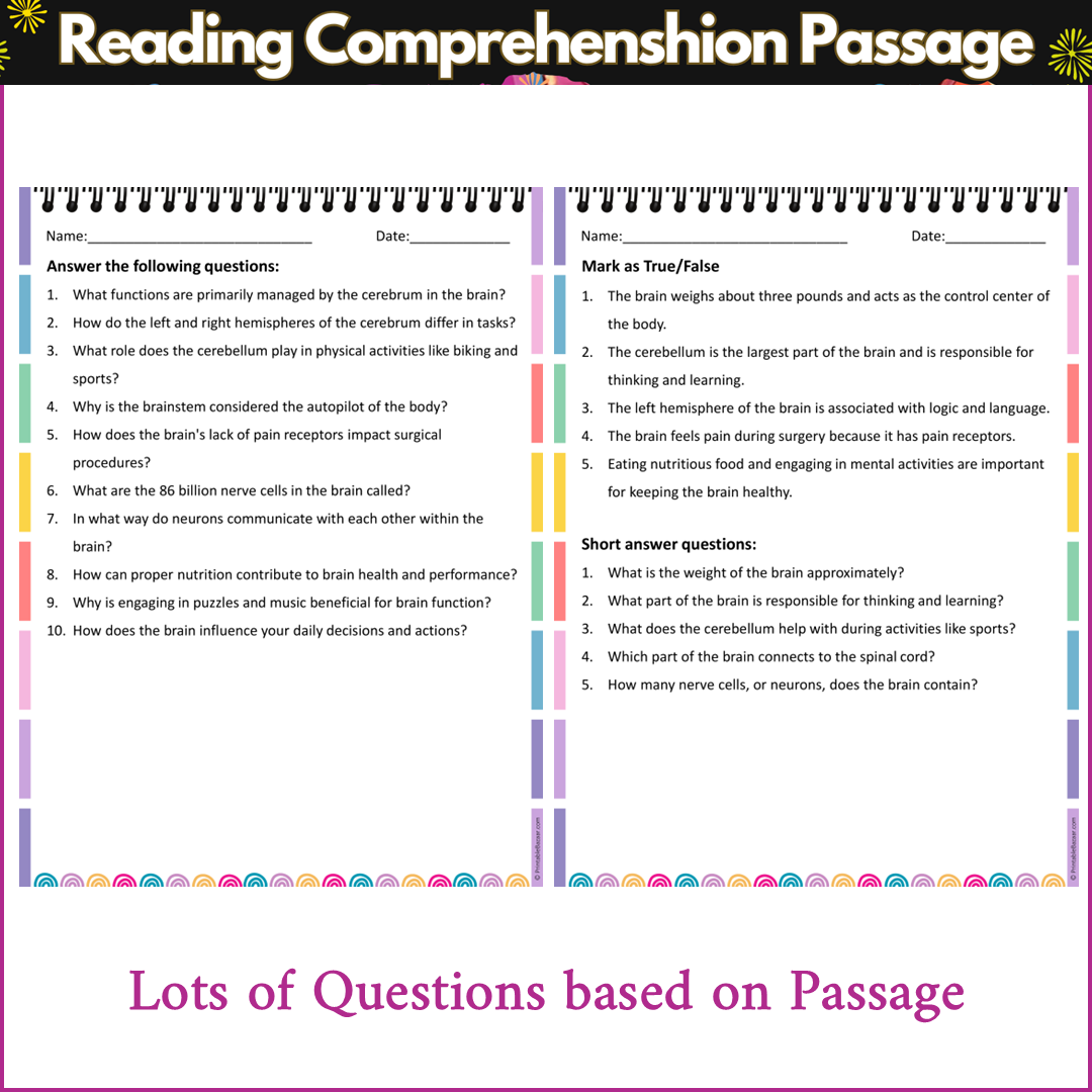 The Brain | Reading Comprehension Passage and Questions