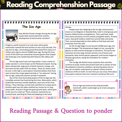 The Ice Age | Reading Comprehension Passage and Questions