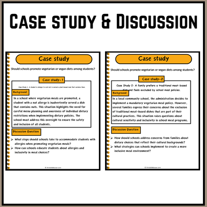 Should schools promote vegetarian or vegan diets among students? | Debate Case Study Worksheet