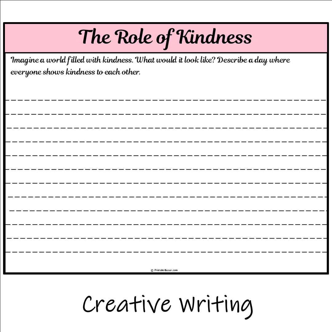 The Role of Kindness | Main Idea and Supporting Details Reading Passage and Questions