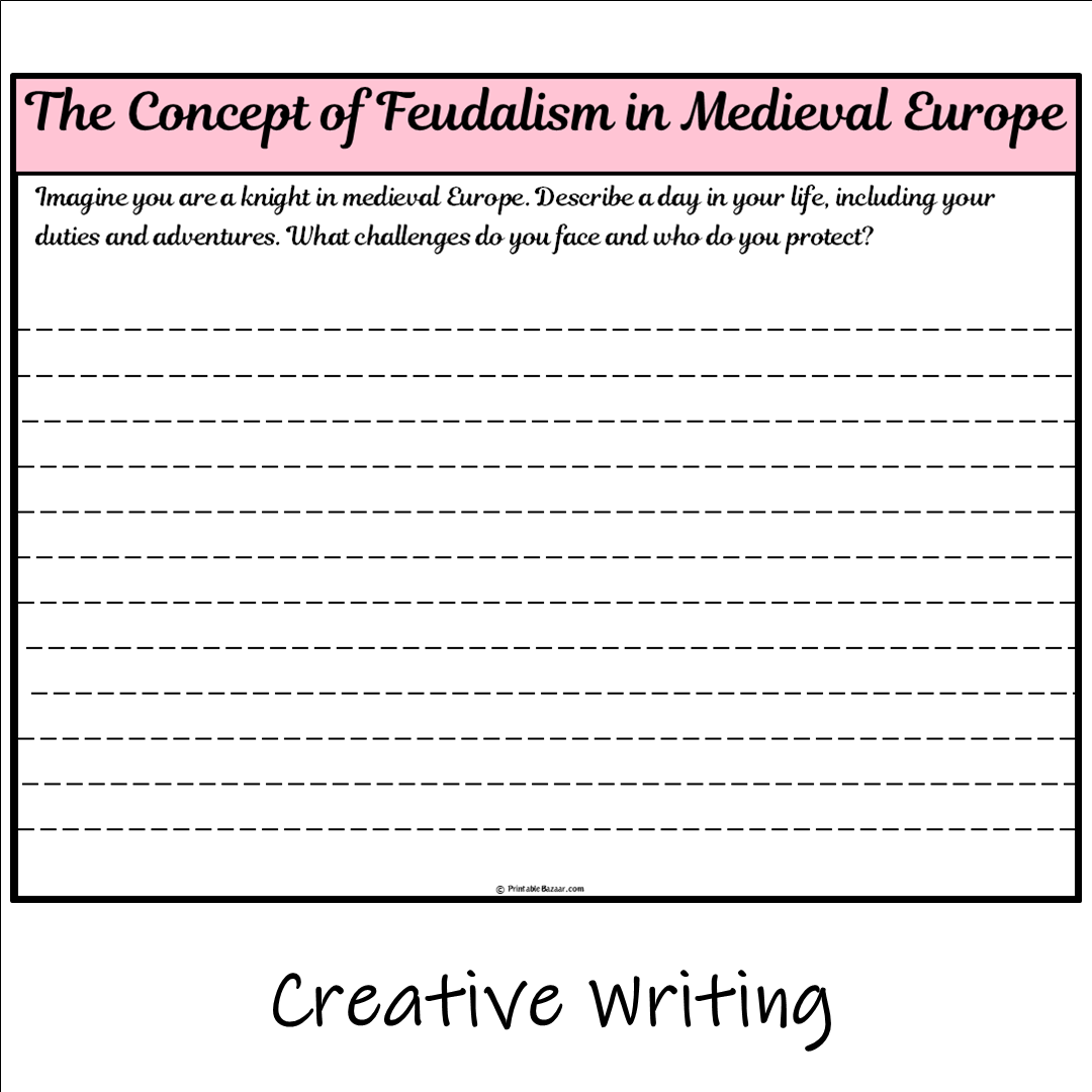 The Concept of Feudalism in Medieval Europe | Main Idea and Supporting Details Reading Passage and Questions