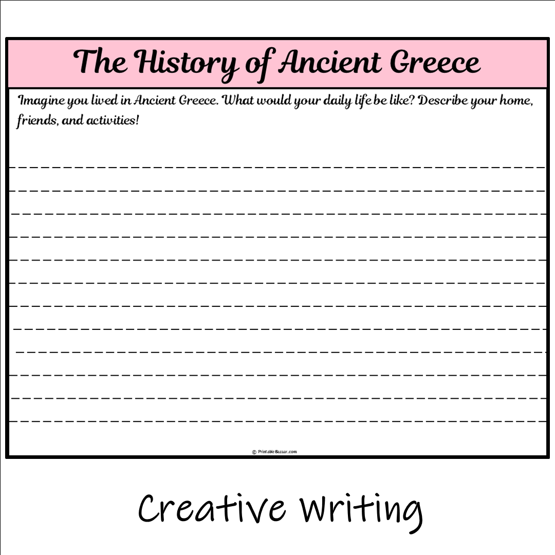 The History of Ancient Greece | Main Idea and Supporting Details Reading Passage and Questions