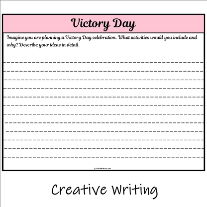 Victory Day | Main Idea and Supporting Details Reading Passage and Questions