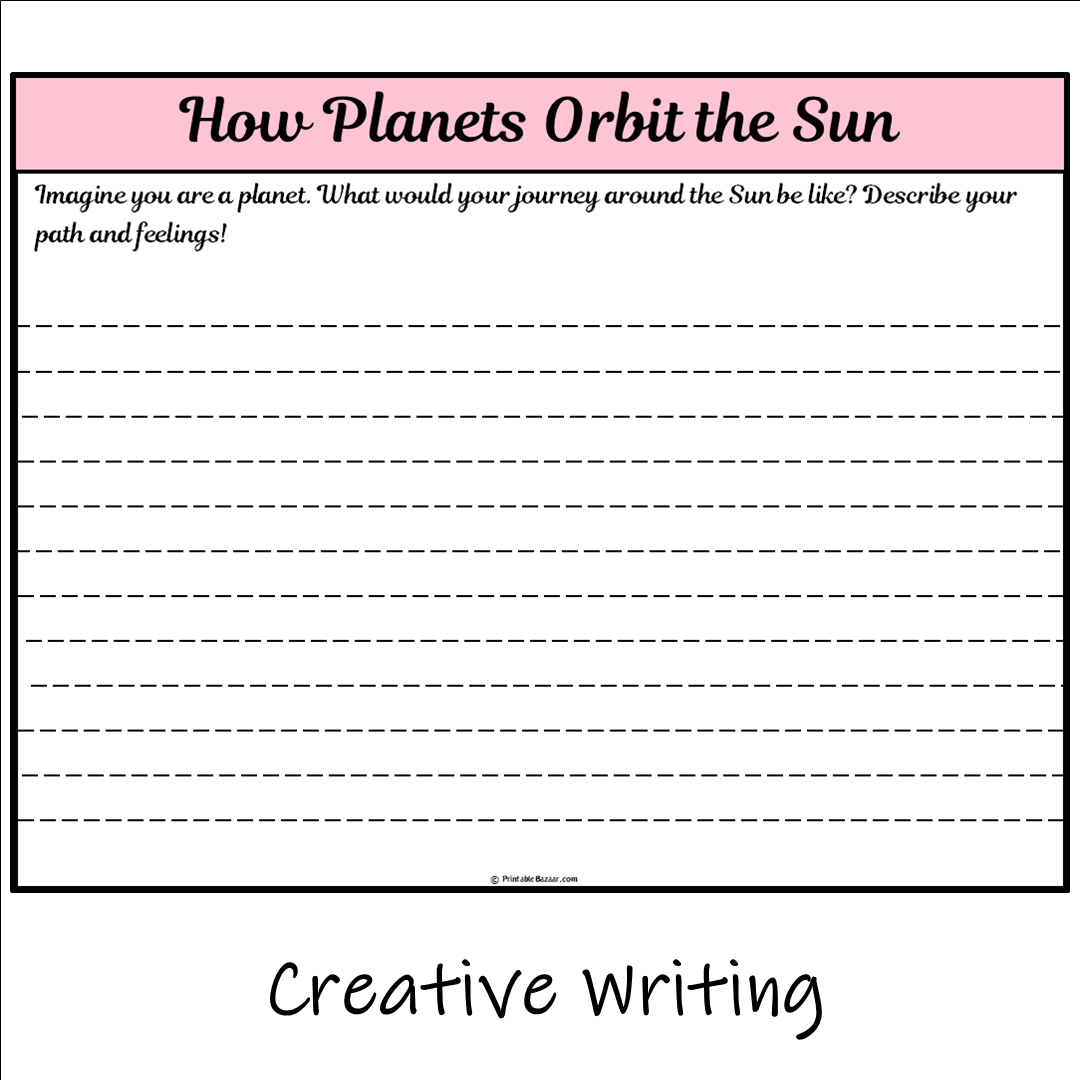 How Planets Orbit the Sun | Main Idea and Supporting Details Reading Passage and Questions