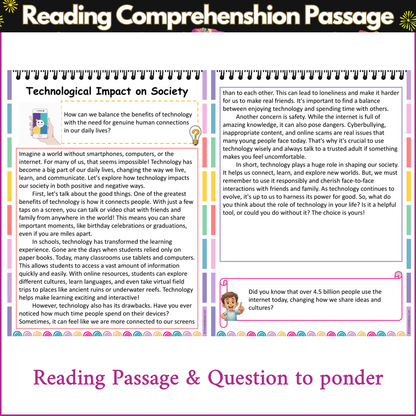 Technological Impact on Society | Reading Comprehension Passage and Questions