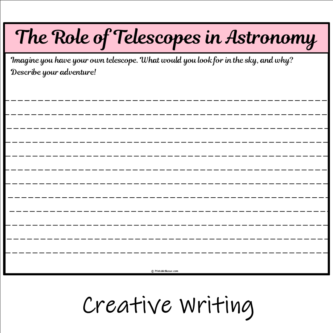 The Role of Telescopes in Astronomy | Main Idea and Supporting Details Reading Passage and Questions