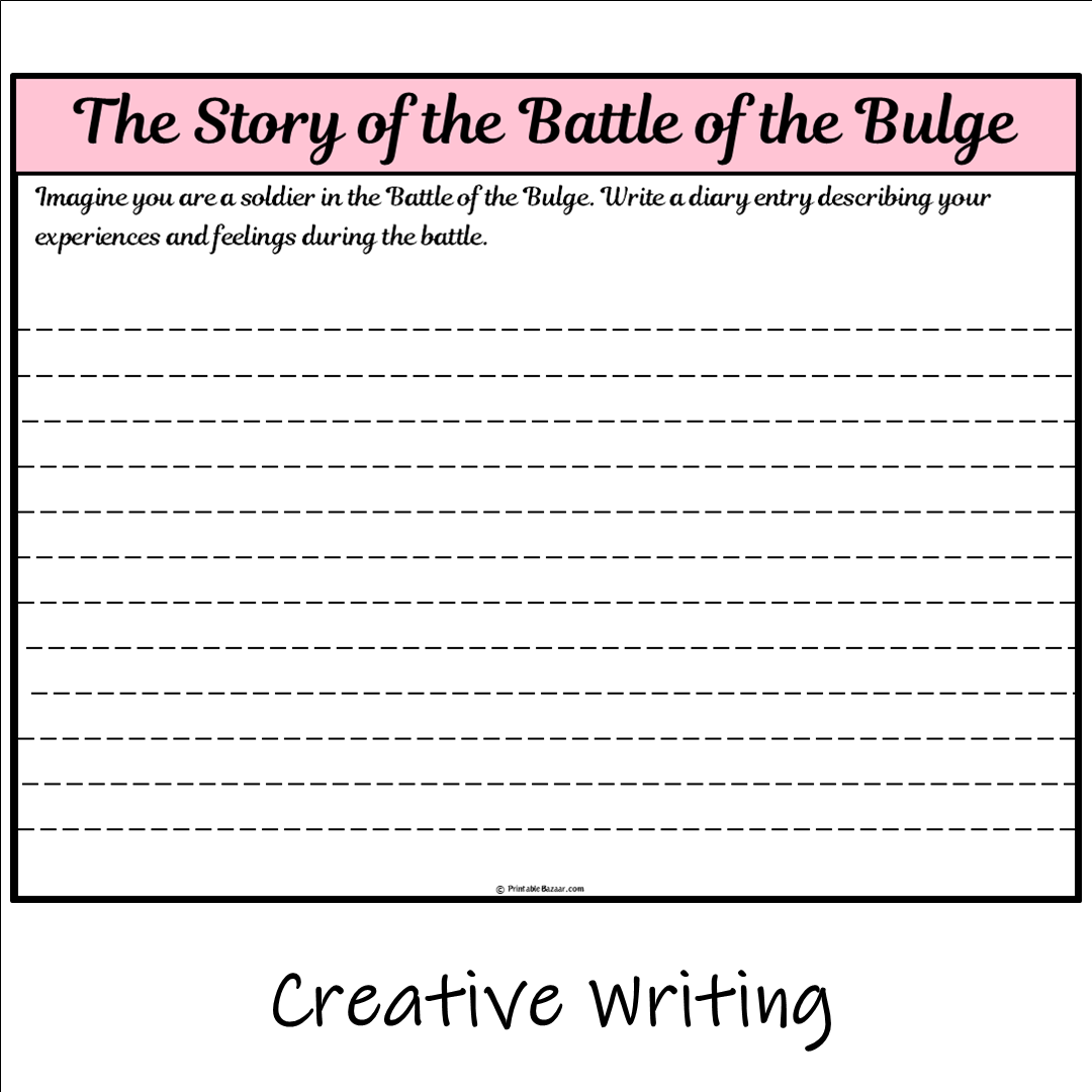 The Story of the Battle of the Bulge | Main Idea and Supporting Details Reading Passage and Questions