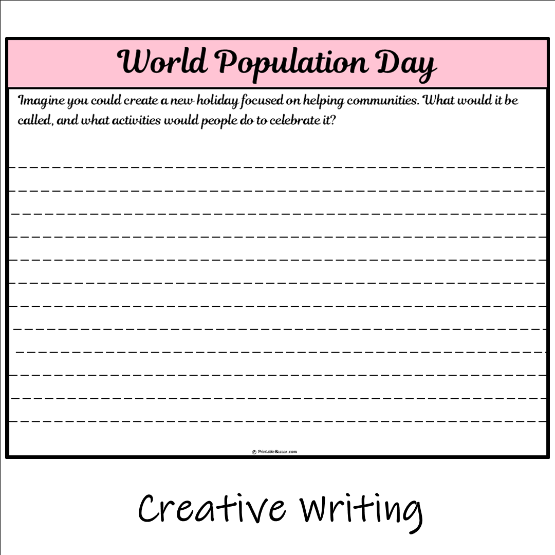 World Population Day | Main Idea and Supporting Details Reading Passage and Questions