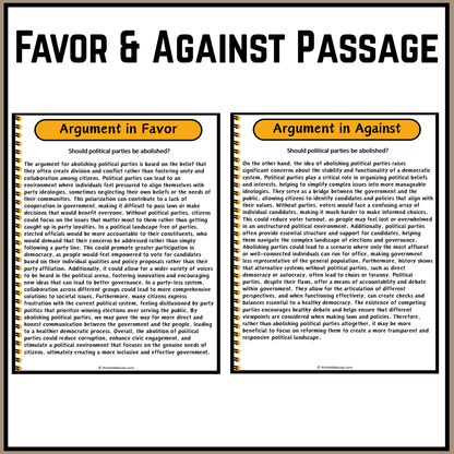 Should political parties be abolished? | Debate Case Study Worksheet