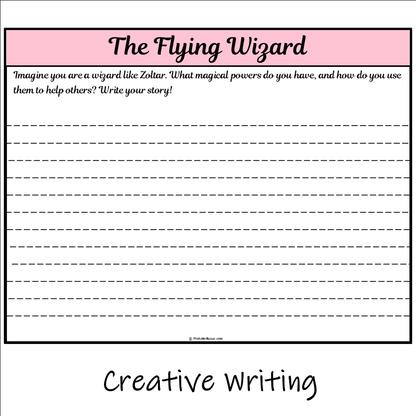 The Flying Wizard | Main Idea and Supporting Details Reading Passage and Questions