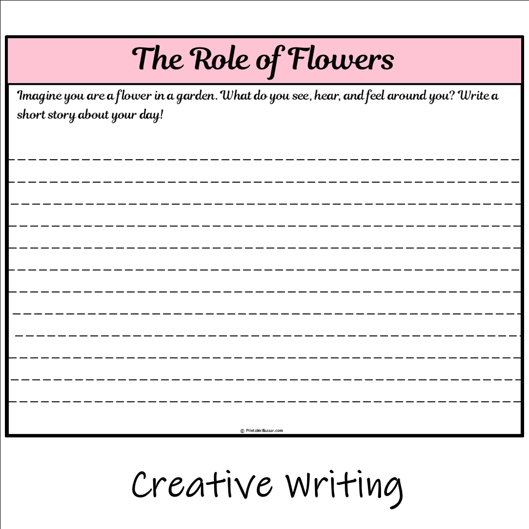 The Role of Flowers | Main Idea and Supporting Details Reading Passage and Questions