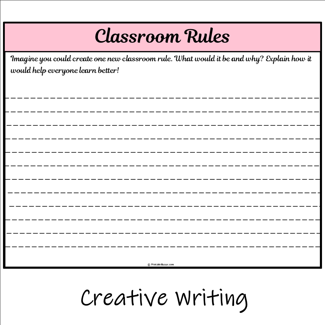 Classroom Rules | Main Idea and Supporting Details Reading Passage and Questions