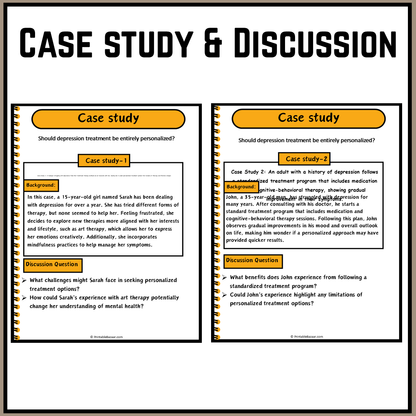 Should depression treatment be entirely personalized? | Debate Case Study Worksheet