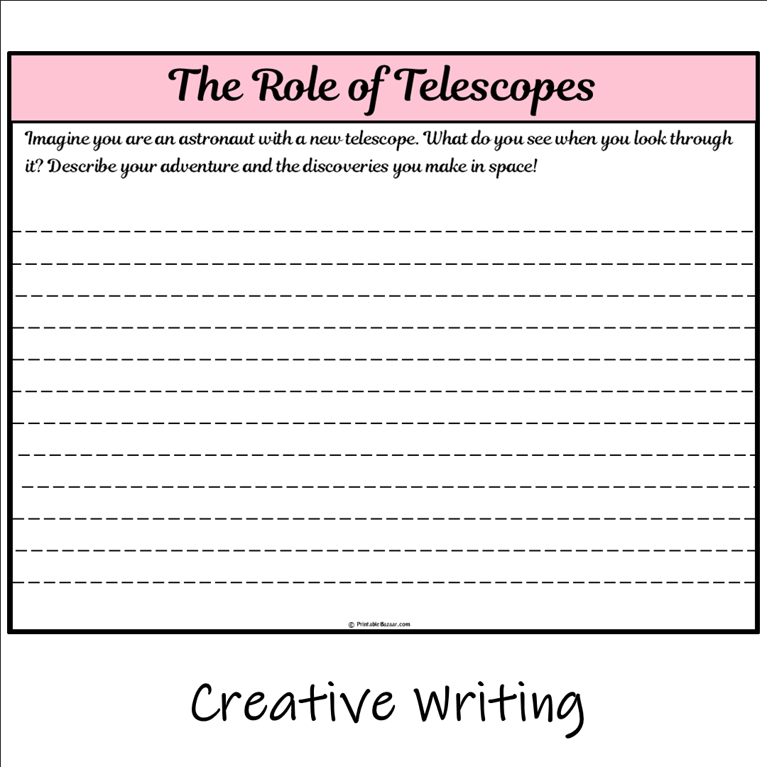 The Role of Telescopes | Main Idea and Supporting Details Reading Passage and Questions