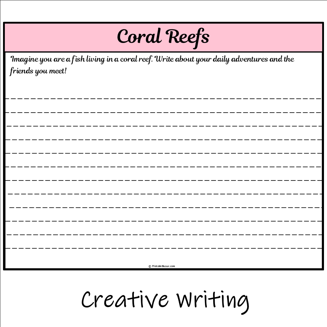 Coral Reefs | Main Idea and Supporting Details Reading Passage and Questions