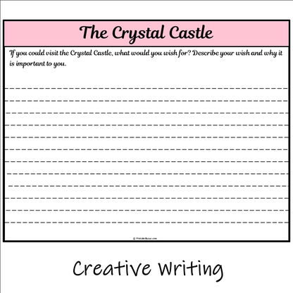 The Crystal Castle | Main Idea and Supporting Details Reading Passage and Questions