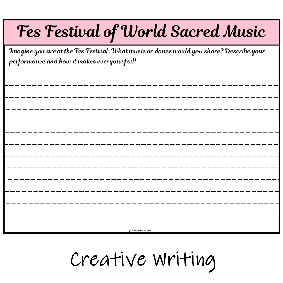 Fes Festival of World Sacred Music | Main Idea and Supporting Details Reading Passage and Questions