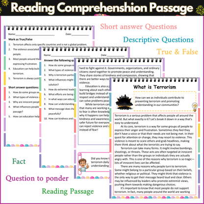 What is Terrorism | Reading Comprehension Passage and Questions