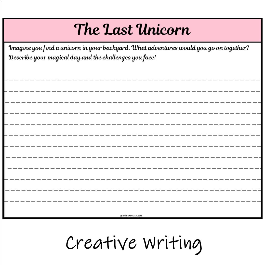 The Last Unicorn | Main Idea and Supporting Details Reading Passage and Questions