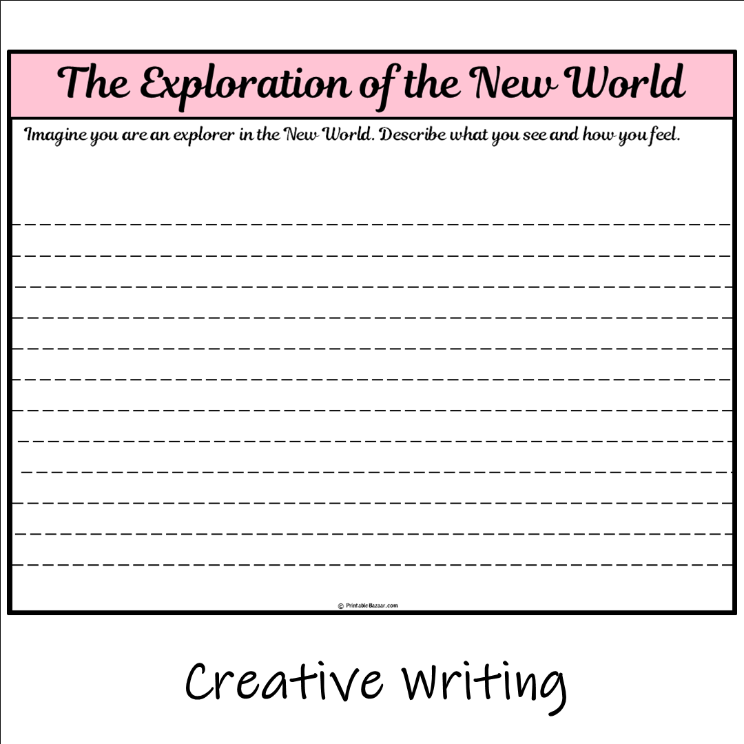 The Exploration of the New World | Main Idea and Supporting Details Reading Passage and Questions