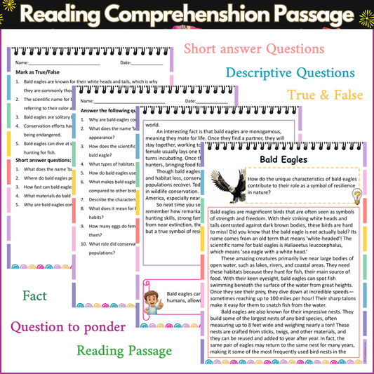 Bald Eagles | Reading Comprehension Passage and Questions
