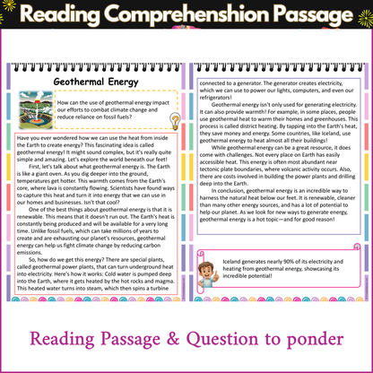 Geothermal Energy | Reading Comprehension Passage and Questions