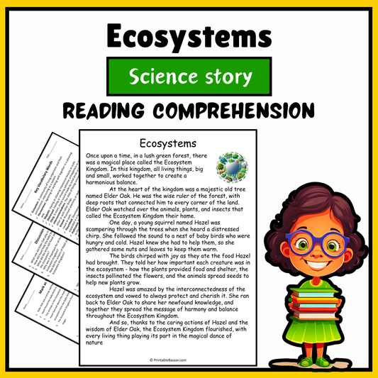 Ecosystems | Science Story Reading Comprehension Activity
