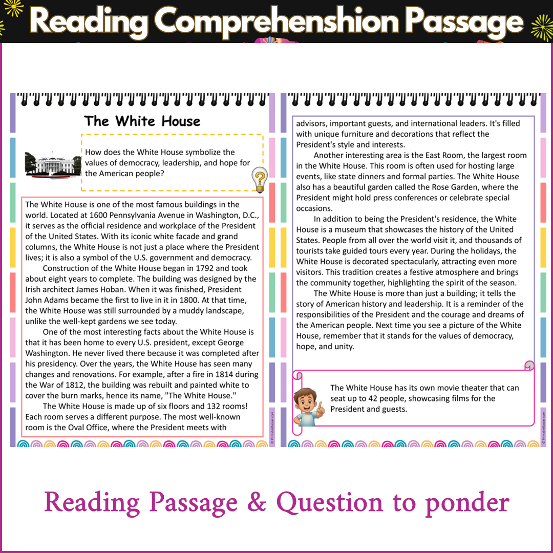 The White House | Reading Comprehension Passage and Questions