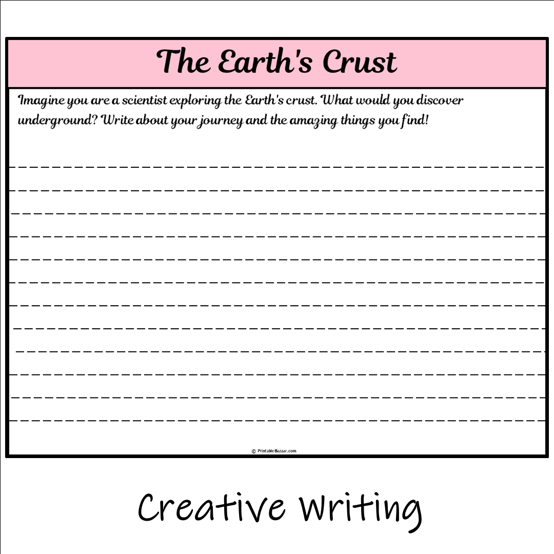 The Earth's Crust | Main Idea and Supporting Details Reading Passage and Questions