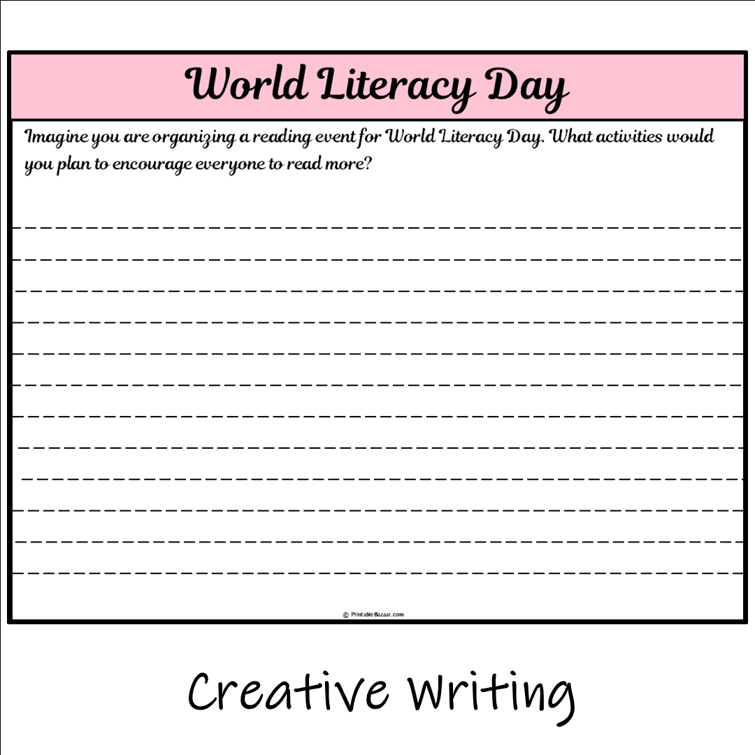 World Literacy Day | Main Idea and Supporting Details Reading Passage and Questions